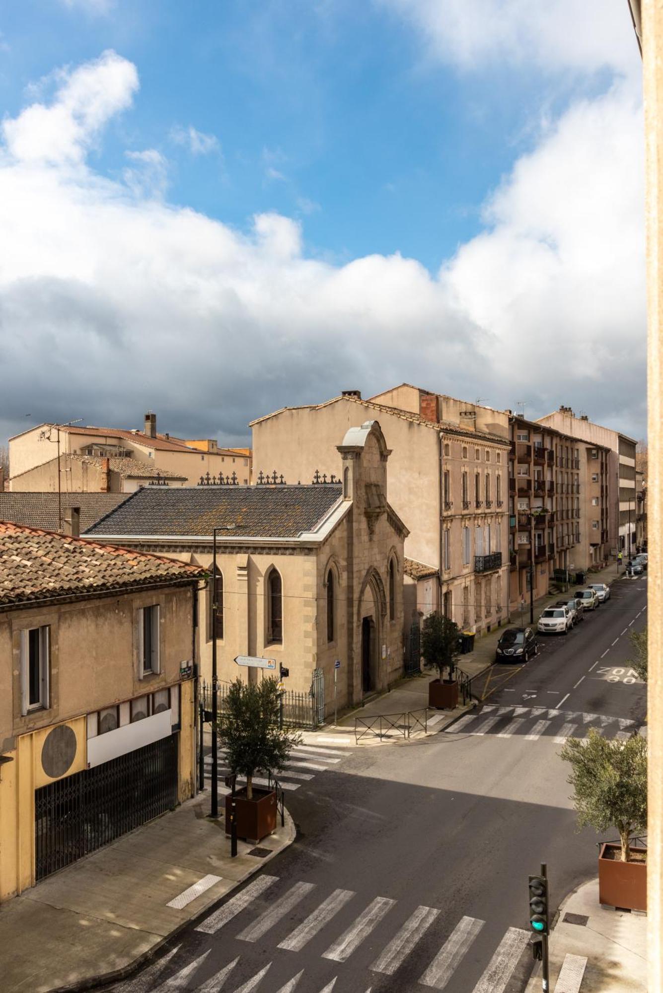 Le Marty - Wifi - Central - Climatison - Parking Gratuit Carcassonne Luaran gambar